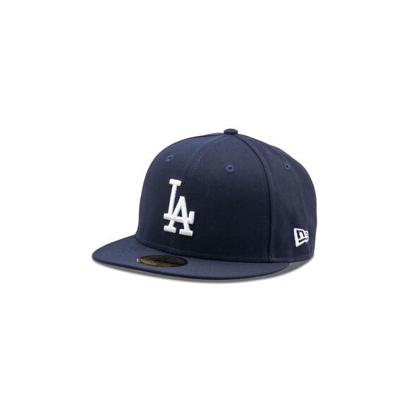 NWT New Era MLB Los Angeles Dodgers Navy Blue Fitted Cap (7 1/2 ) - Picture 2 of 3